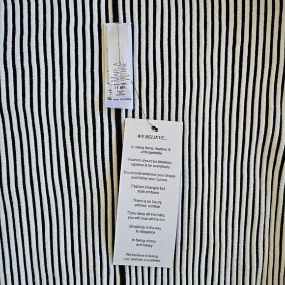 Marla Wynne Ribbed Reversible M L 3/4 Sleeve Open Front Assymetric Hem Cardigan - Picture 6 of 14